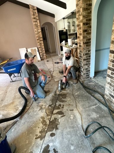 Bobby and Anythony during a repipe.