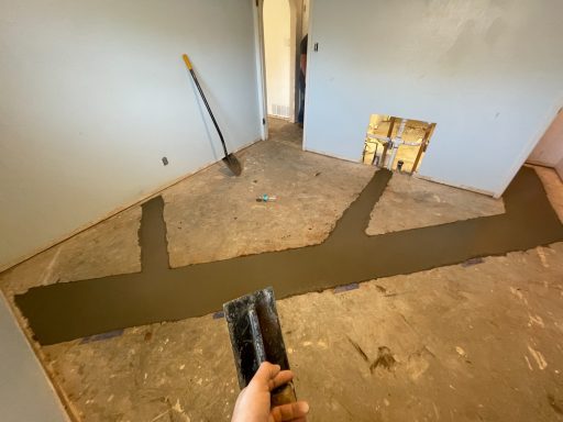 Concrete Reset during a full repipe in San Angelo TX.